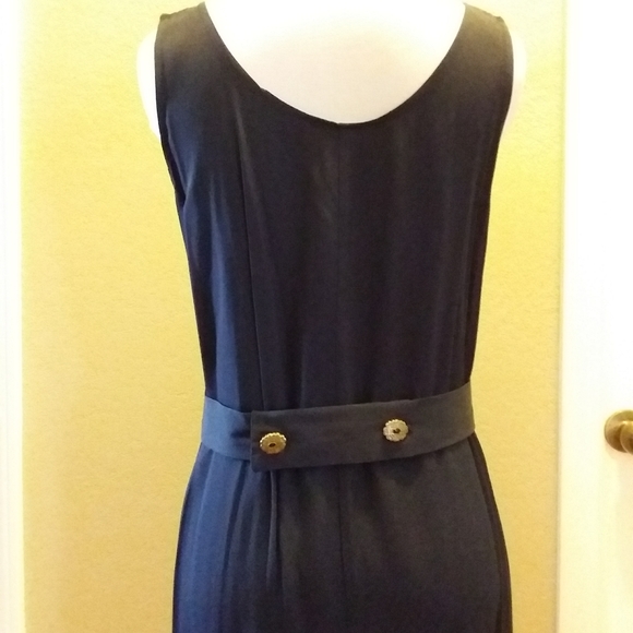 Connie Choi Navy Maxi dress sz S - Picture 2 of 6